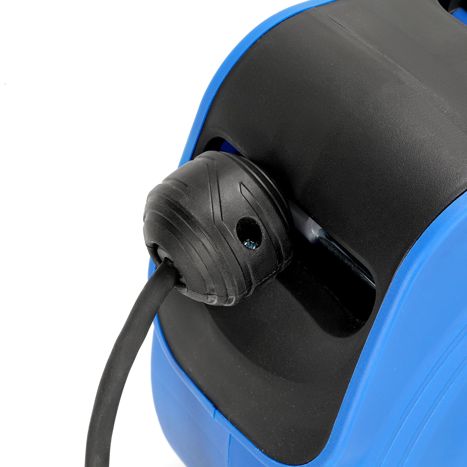 Enrollador automático de cables, 20 m + 1,5 m, carrete de cable con función de parada, cable de extensión, con soporte de pared giratorio 180°, para montaje en pared