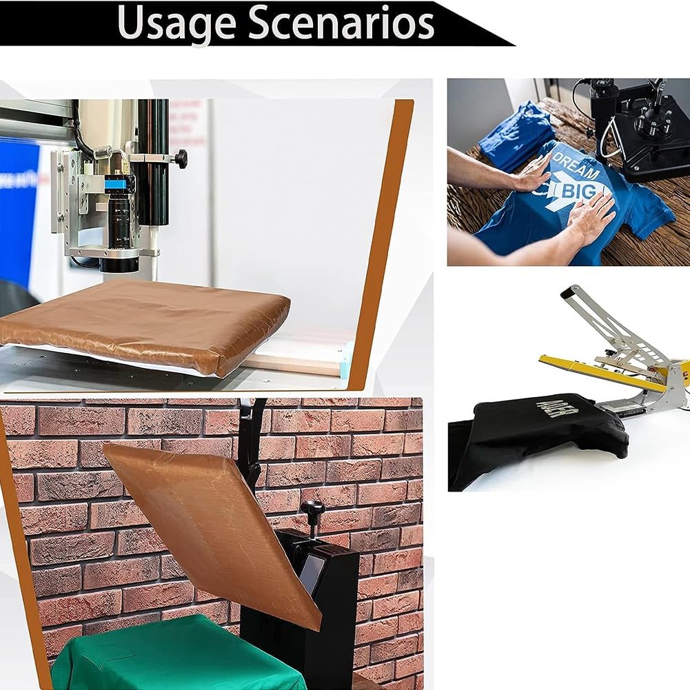 2 PCS Cubierta de Envoltura de Placa de Prensa de, Protector Resistente Al para Proteger la MáQuina de Prensado de por SublimacióN A Negro