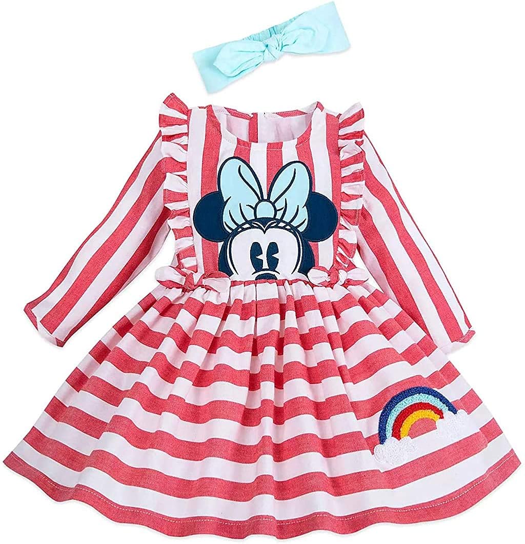 Minnie mouse striped dress Clearance