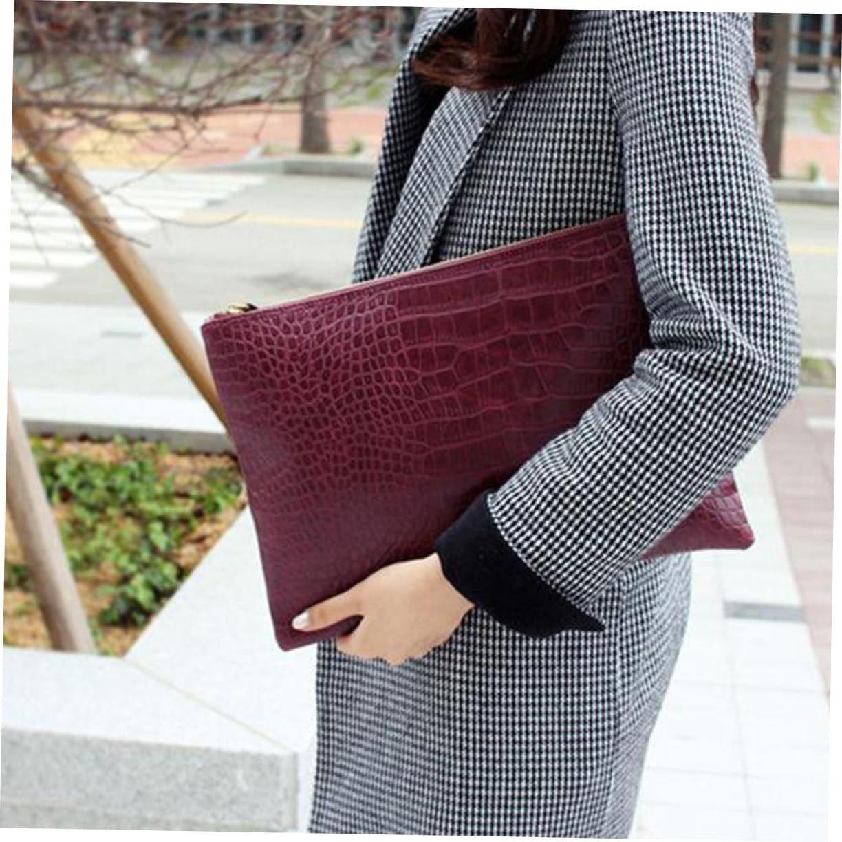 BESTYASH Alligator Printed Clutch Purse for Lady Women Bag Creative Fashion Bag