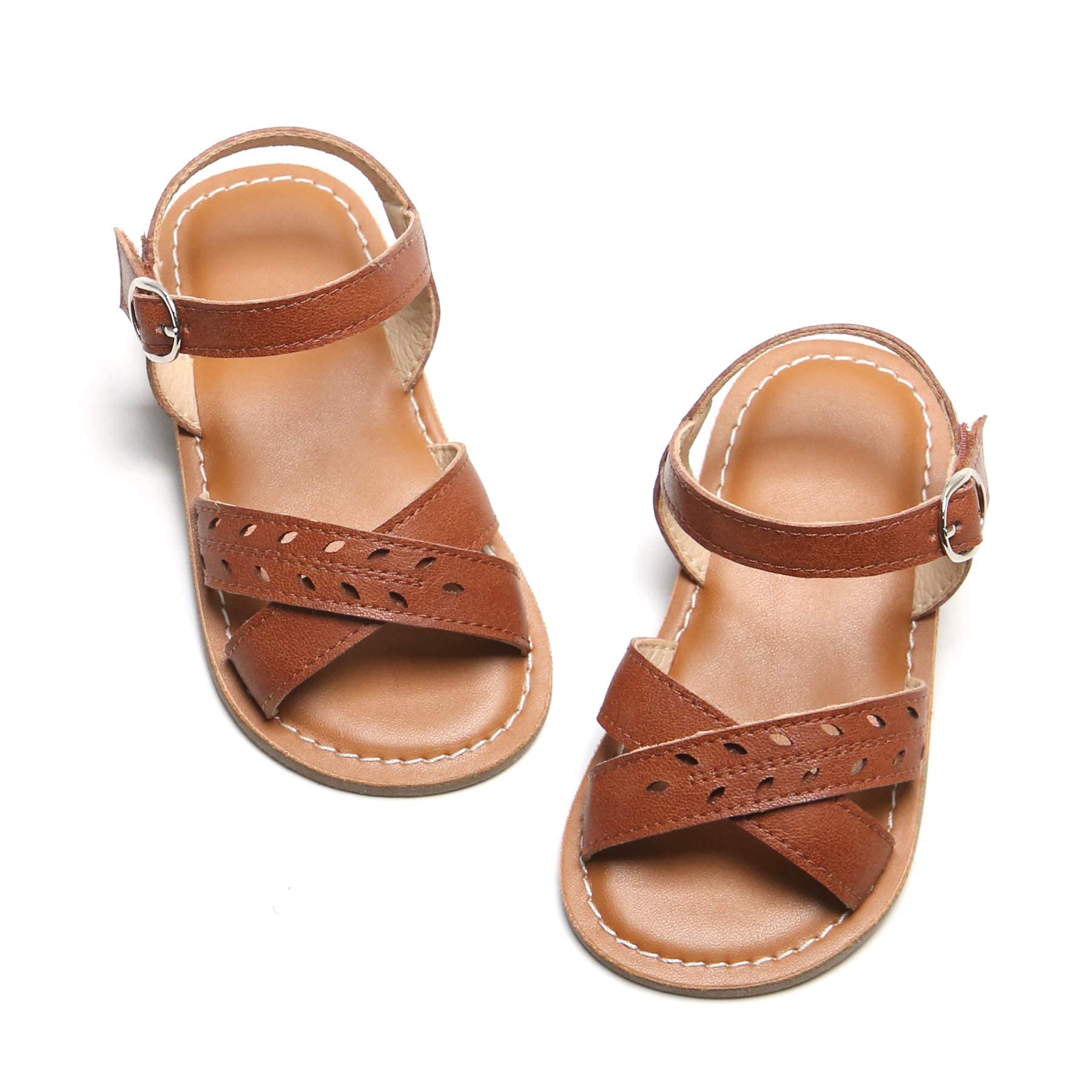 Felix & Flora Toddler Girl Sandals - Little Girl Easter Summer Dress Shoes Lightweight Open Toe Beach Holiday.
