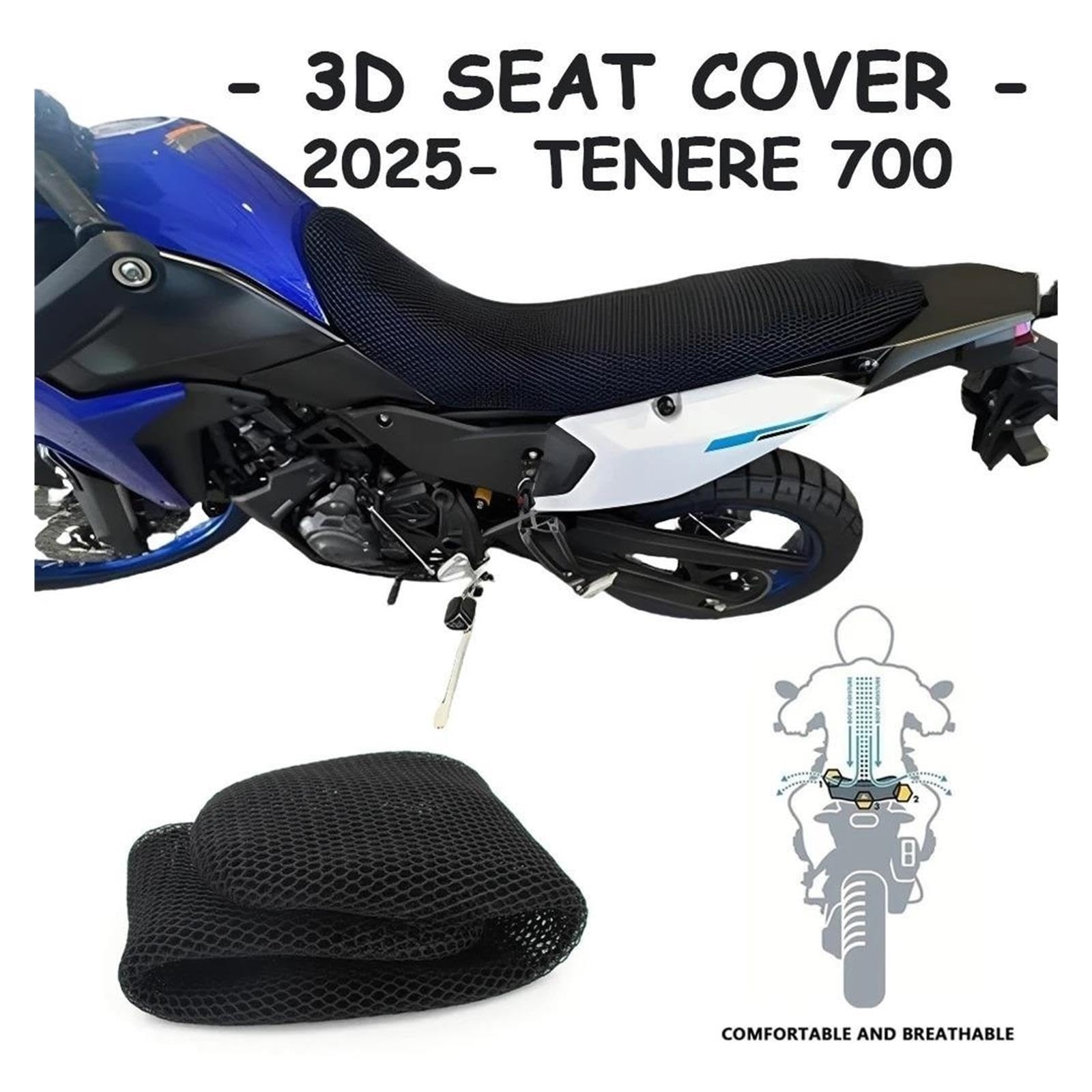 Coprisella Coprisedili Per Moto Per YAM&AHA Tenere700 Protect