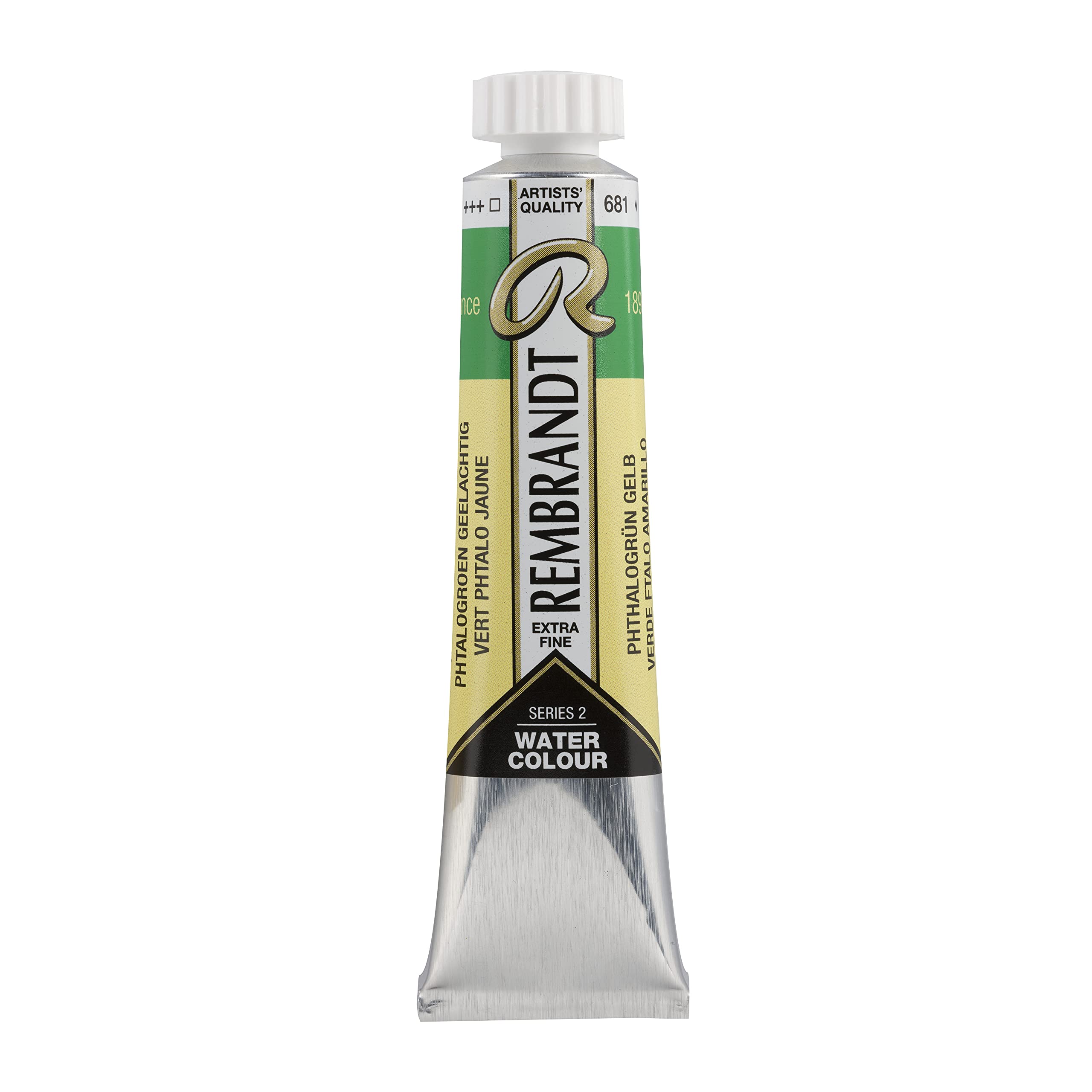 Rembrandt Phthalo Green Yellow Watercolour Tube 20 Ml 681 (05046810)