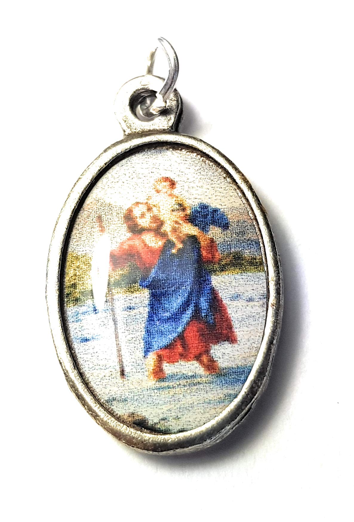 Relic Medal 3rd Class of Saint Christopher Bachelors, Transportation, Drivers, Sailors, Traveling, Surfing, Storms Cristóbal de Licia San Cristóbal