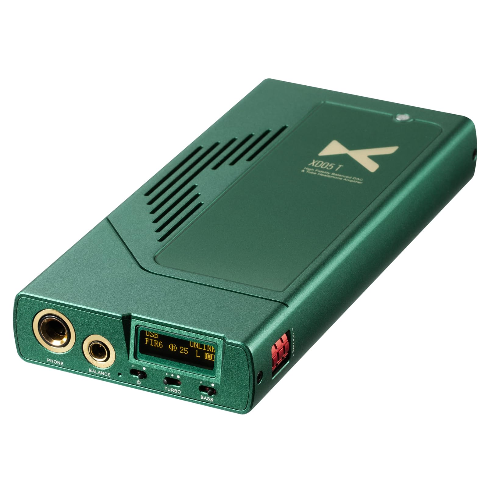 XDuoo XD-05T Amplificatore per Cuffie Valvolare di Fascia Alta per Prestazioni Audio Superiori Ideale Audiofili e Appassionati di Musica Verde