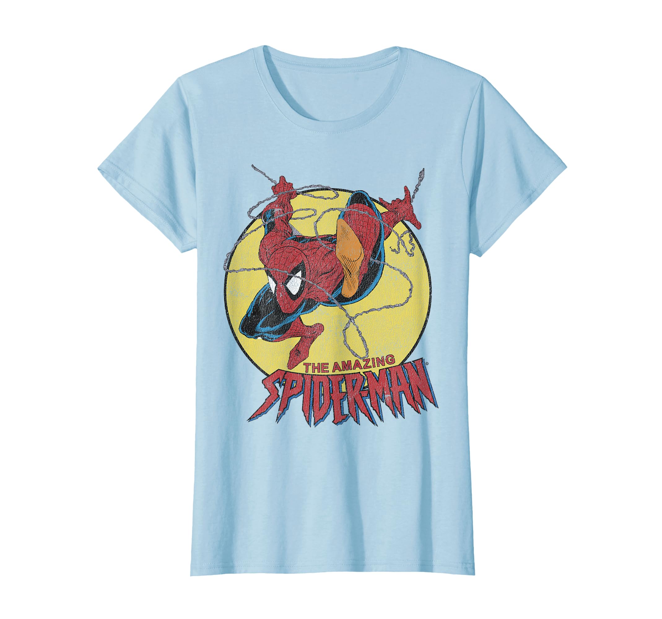 Amazon | Marvel The Amazing Spider-Man ビンテージジャンプロゴ T
