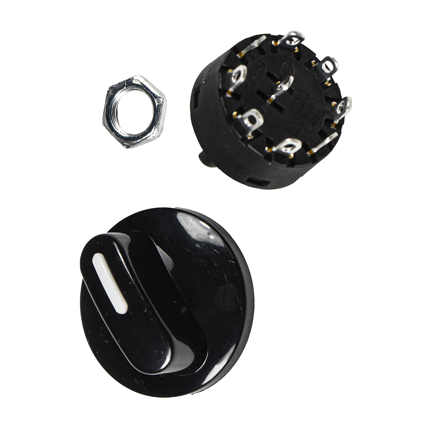 HQRP Rotary Switch with Knob 120V 8A 1-Pole 8-Way SP8T