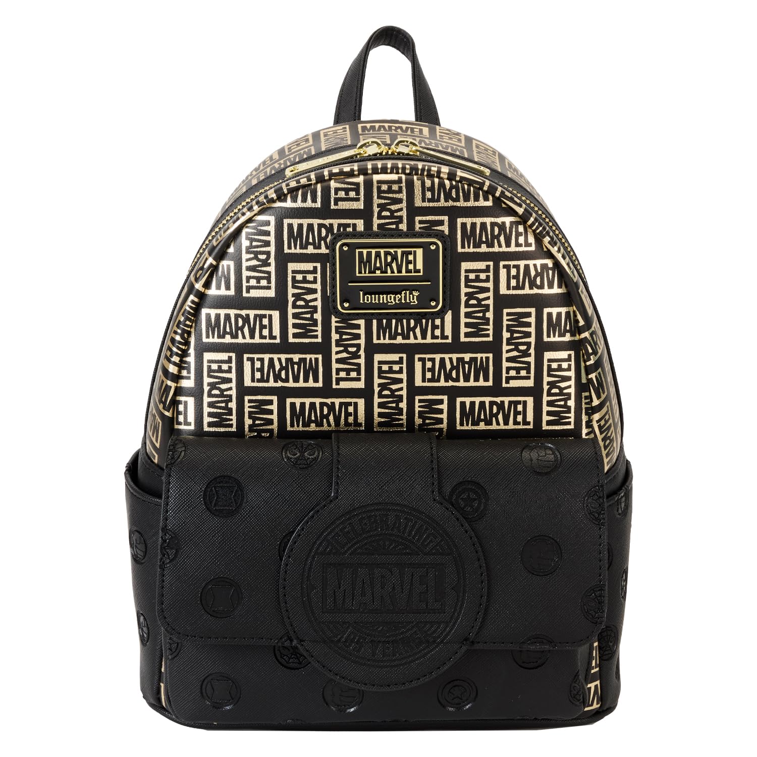 Amazon.com: Loungefly Marvel Logo Classic Mini Backpack : Clothing