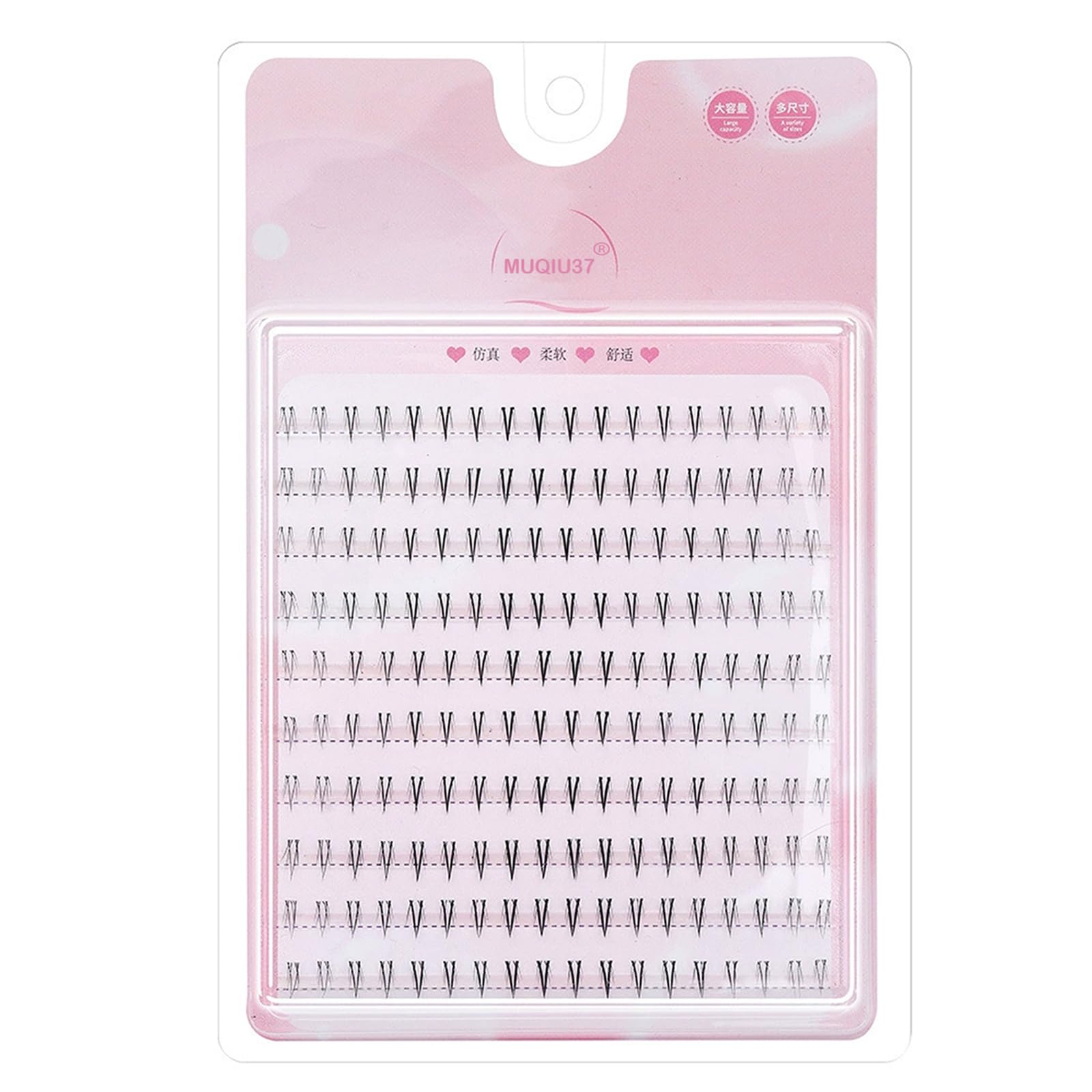 Bottom Lash Clusters Lower Lashes DIY Eyelash Extensions 180PCS 7MM Wispy Natural Look Clear Band False Lashes Individual Bottom Fake Eyelashes (MQ201