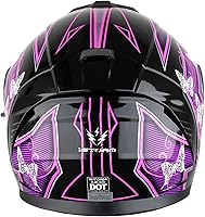 Vista 7 de 1Storm Casco modular de motocicleta para calle con doble visera abatible, protección solar de cara completa HJK920