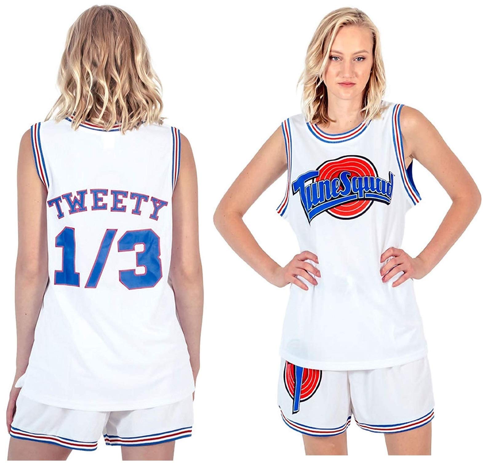 Space Jam Tune Squad Basketball Jersey (X-Large, Tweety)