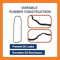 Vista 4 de BTS-3003425C2 Junta de cárter de aceite, compatible con motor Navistar Maxxforce 13, repuesto del mercado de accesorios para OEM 3003425C2, Junta