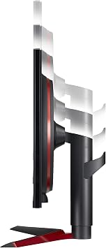 LG 27GN750-B UltraGear Gaming Monitor 27 FHD (1920x1080) IPS Display, 1ms Response, 240HZ Refresh Rate, G-SYNC Compatibility, 3-Side Virtually Borderless Design, Tilt, Height, Pivot Stand - Black