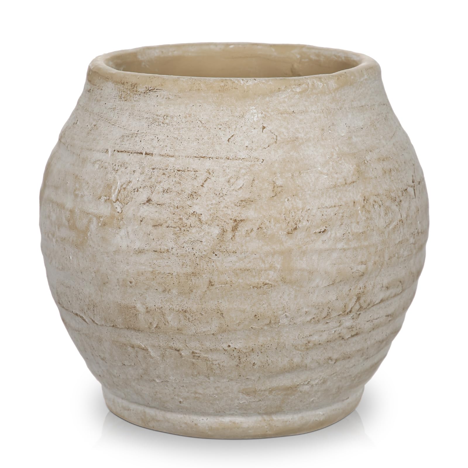 Photo 1 of Briful Rustic Ceramic Vase, 7.4" Tall