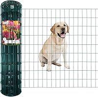 Vista 14 de Valla de alambre soldada con revestimiento de PVC negro de 36 pulgadas x 50 pies, 2 pulgadas x 3 pulgadas 16GA, rollo de cercado de borde de jardín