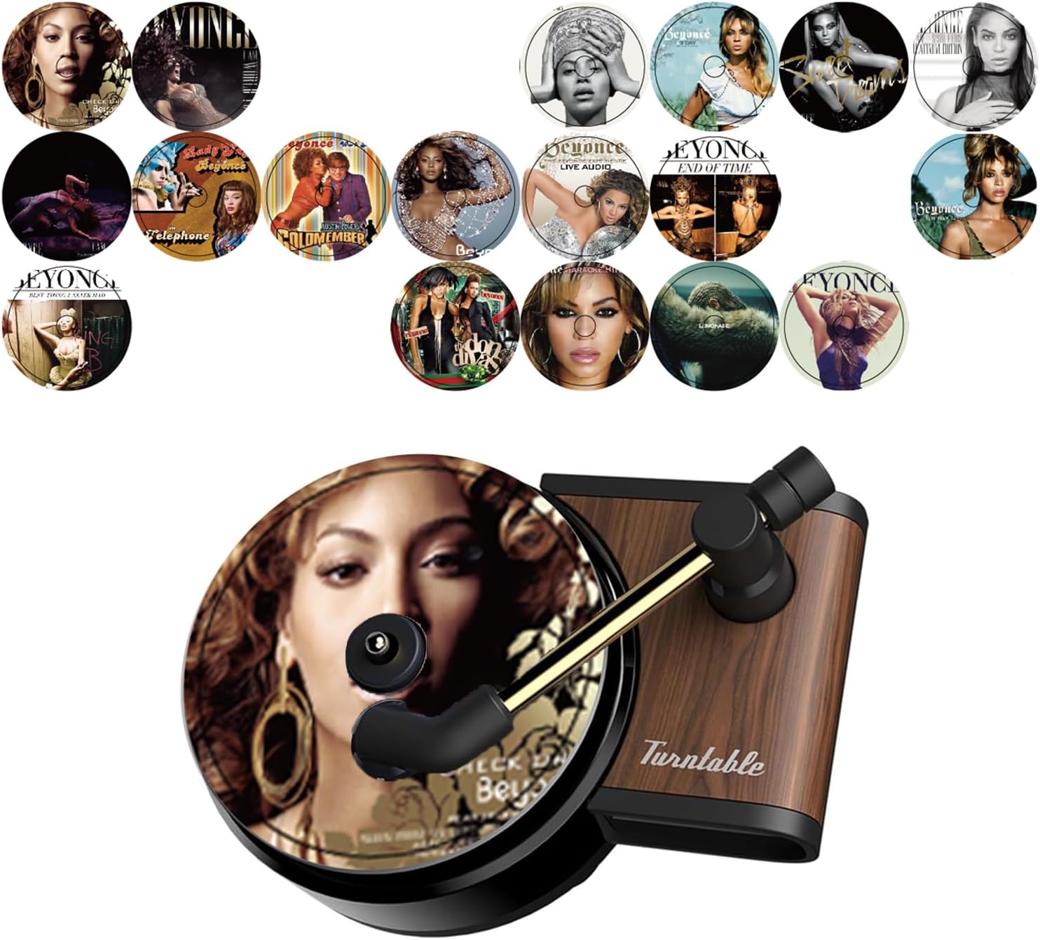 18PCS Beyonce Car Air Fresheners Vent Clips, Album Cover