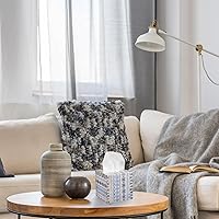 Vista 6 de Nitial 12 Packs Facial Tissues Boxes Abstract Tissues Cube Boxes Soft Facial Tissue Bulk Square Box Tissues Face Tissue Paper Box for Toilet Travel