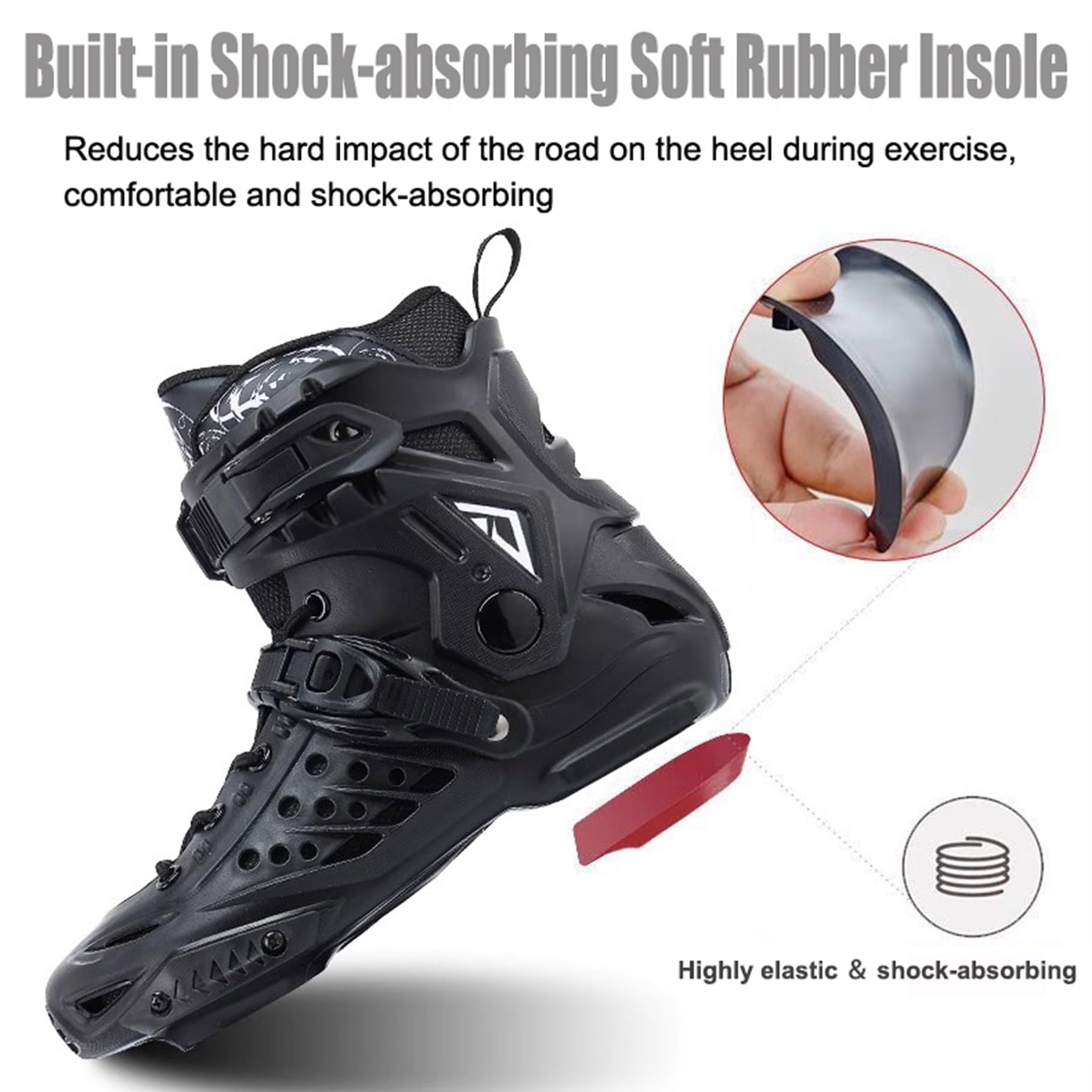 Patines En Linea Adulto, Patines Profesionales para Mujer Y Hombre, Patines 4 Ruedas Adulto De Fitness De Alto Rendimiento para Principiantes, Unisex