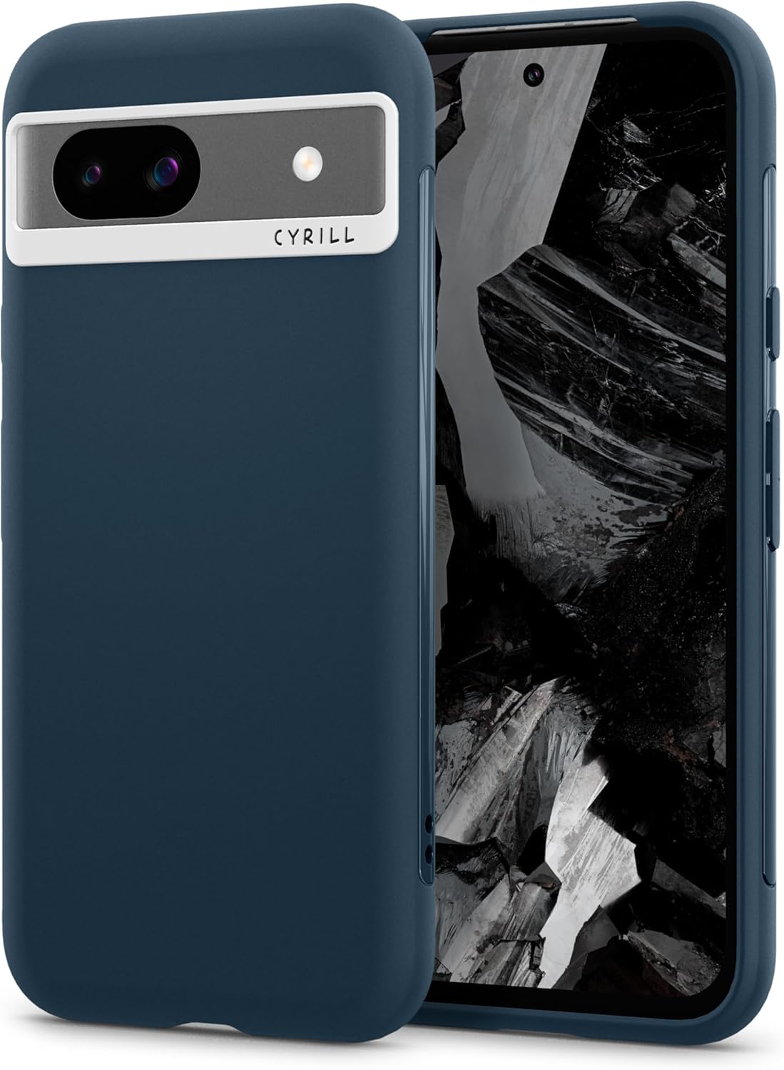 CYRILL UltraColor Compatible with Google Pixel 8a Case, Matte Silicone [Anti