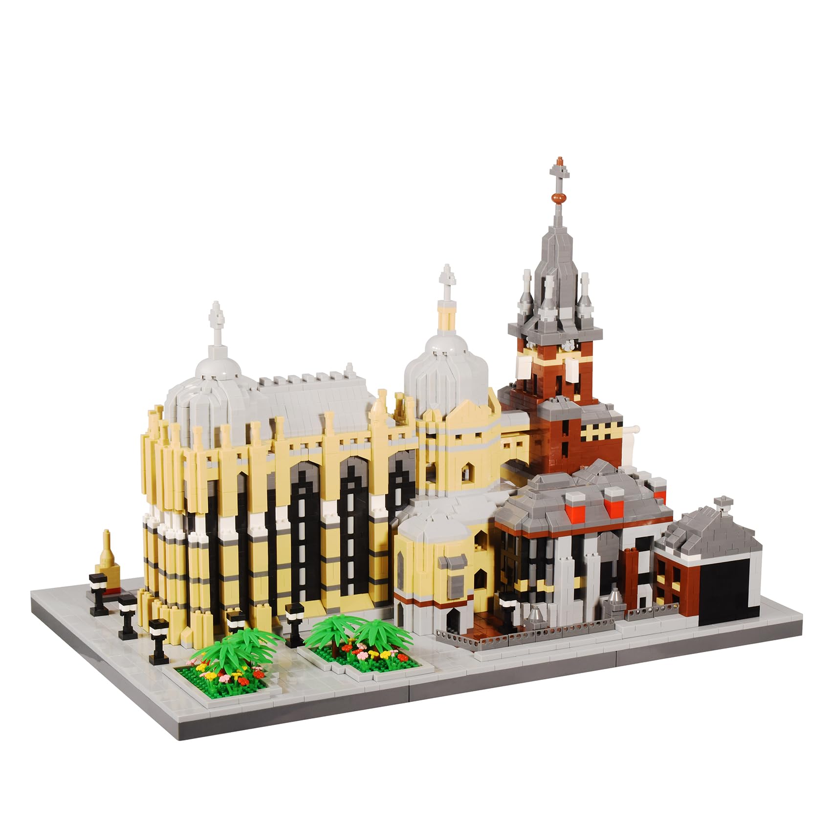 LULUFUN Aachen Cathedral Building Block Set,World Famous Architecture Model Toys,Micro Mini Blocks Kit for Hobbyists,Gift for Adults and Children(6650pcs)