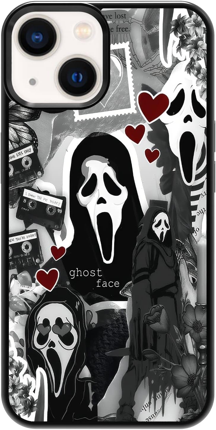Horror Anime Phone Case Shockproof Protective Halloween Phone Cases for iPhone 13/14