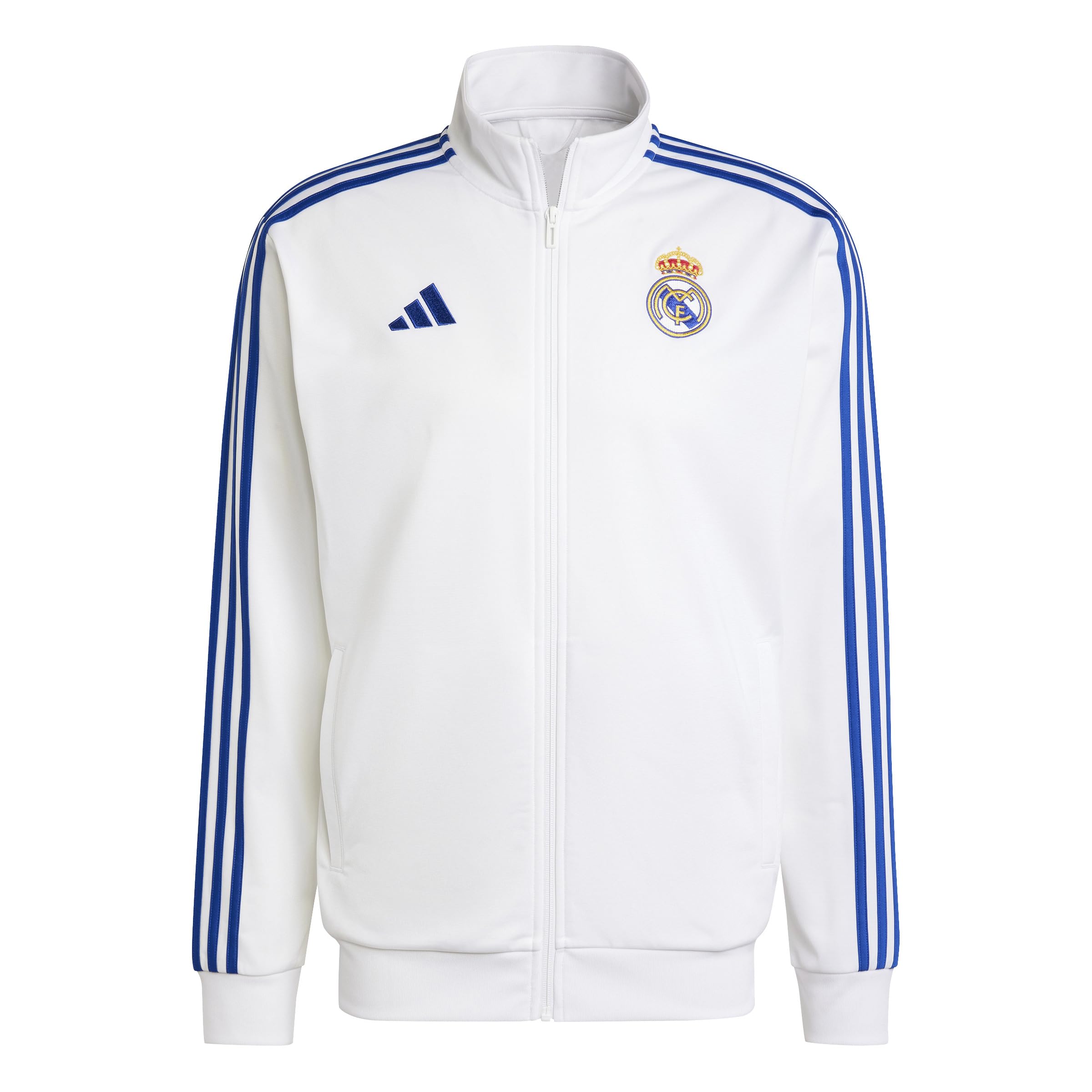 ADIDAS Chamarra Real Madrid DNA Track Top Hombre Fútbol Blanco L
