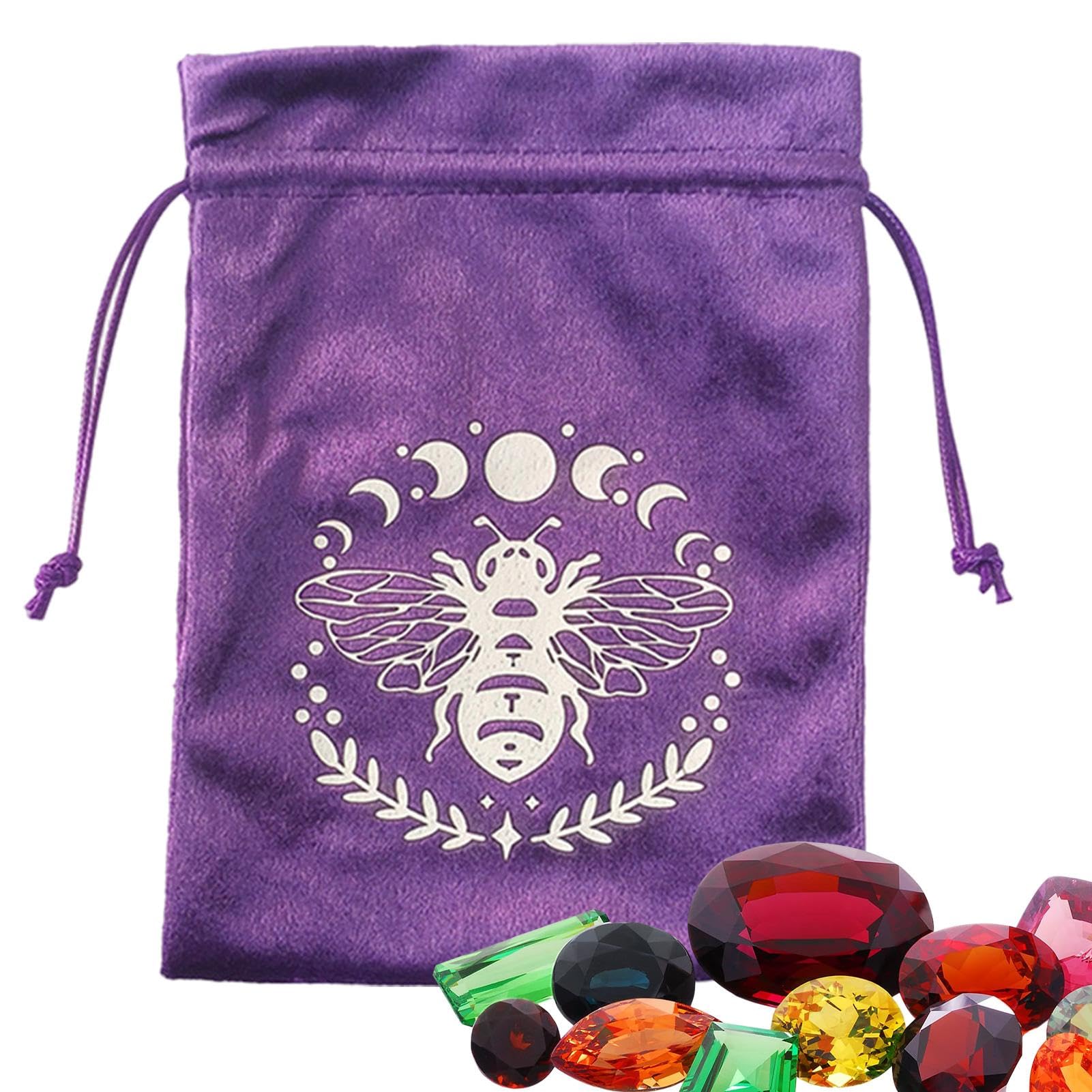 Bolsa De Terciopelo Con Cordón Para Tarot, Funda Protectora Para Cartas, Runas Y Joyas, Ideal Para Transportar Y Organizar