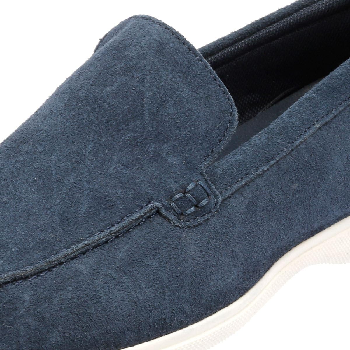 Ben Sherman Amarillo Suede męskie granatowe mokasyny