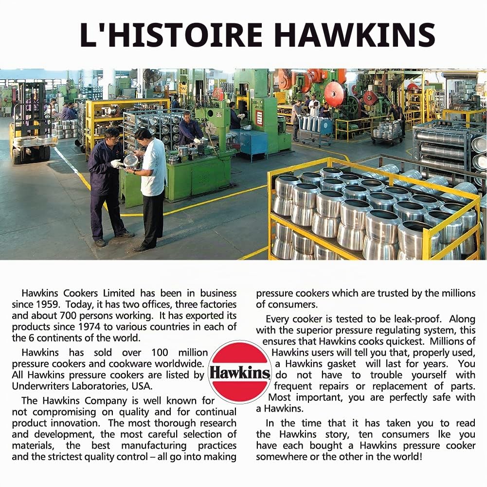 Hawkins Hevibase Ih20 Induction Autocuiseur, Petite, Argent, Aluminium, Silver, 3-Litre