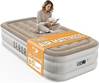 Sebor Twin Air Mattress with Built-in Pump