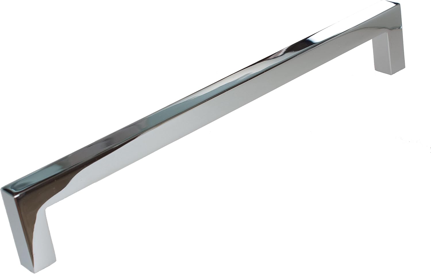 Polished Chrome 7.56" Modern Bar Pull with Mounting Hardware