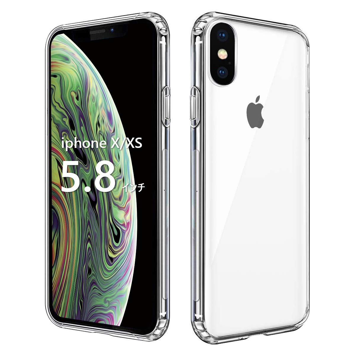 Amazon.co.jp: iPhone XS ケース iPhone X ケース 超クリア 薄型【MIL 