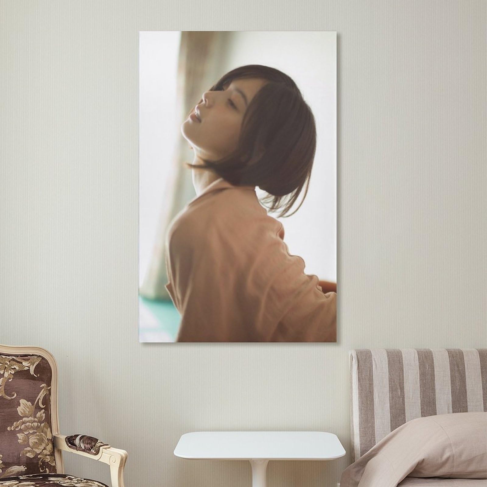 Amazon.co.jp: 加藤小夏 印刷 ポスター キャンバス ウォールアート
