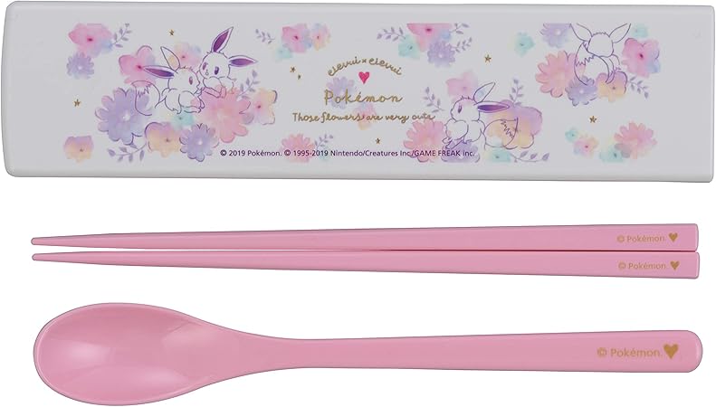 Amazon ポケモンセンターオリジナル 箸 スプーンセット イーブイ Flowers おもちゃ雑貨 おもちゃ