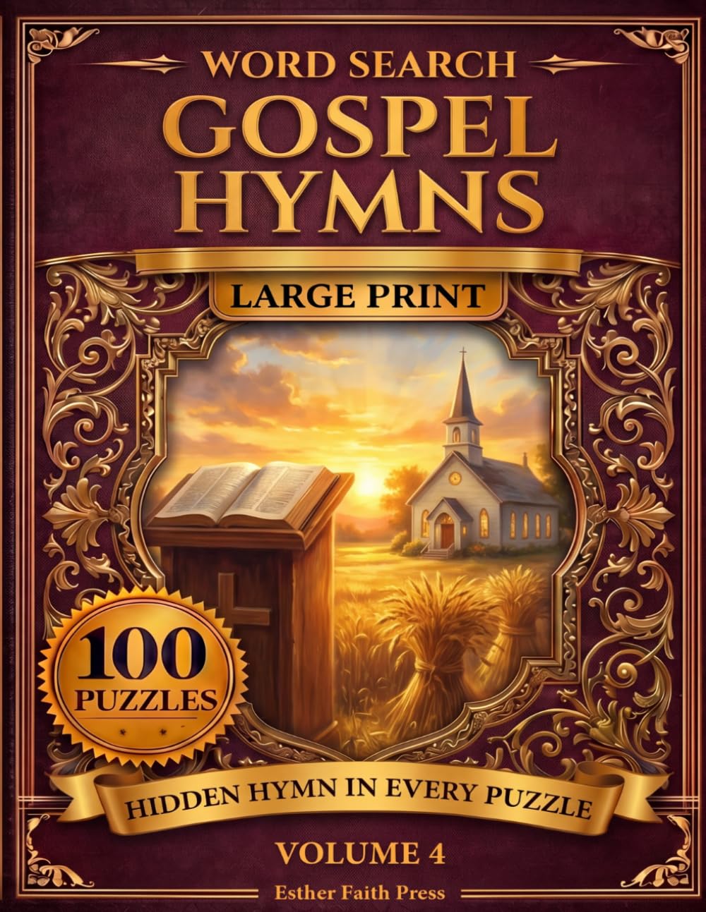 Gospel Hymns Word Search: 100 Large Print Puzzles on the Best-Loved Gospel Songs, with a Hidden Hymn Verse in Every Puzzle