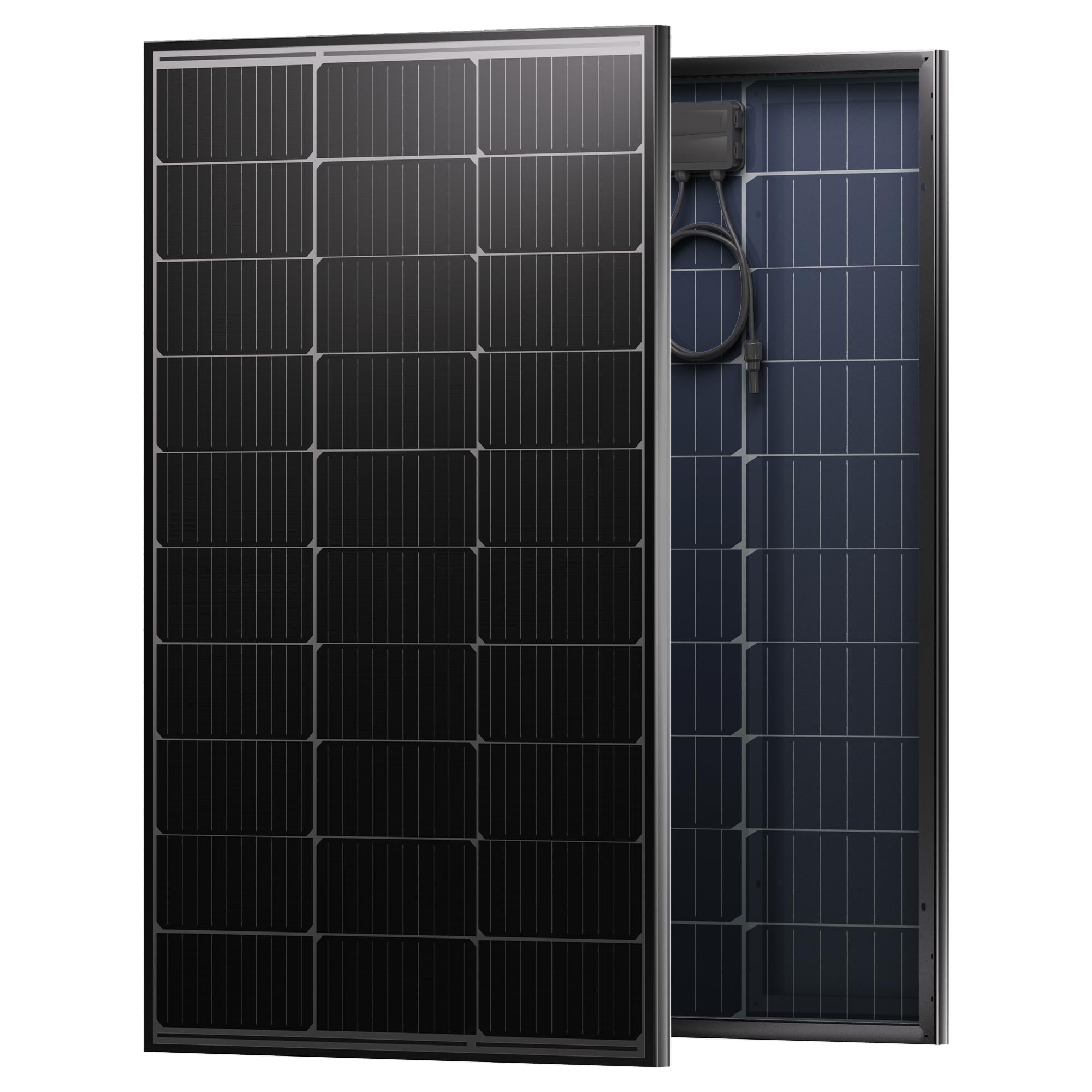 Photo 1 of 200W Bifacial Solar Panels,12V/24V High Efficiency Solar Panel with A+ Grade Solar Cells for Residential Farm Garden Off Grid Home