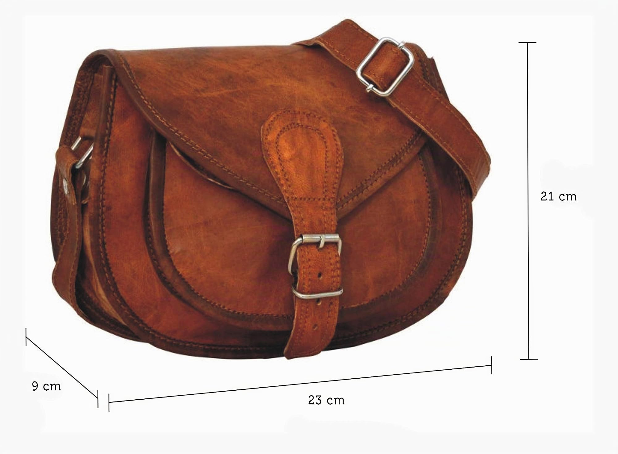 Gusti Hantalbag in pelle - sacca da sera romy sacca da sera in pelle marrone vintage
