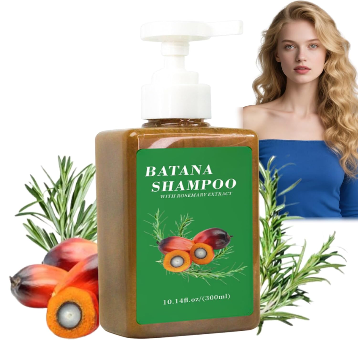 Batana Oils Shampoo, Batana Oil Hair Growth Shampoo, With Extract,Nourishes, Revitalizes, And Leaves Hair Smooth And Voluminous (3pc)