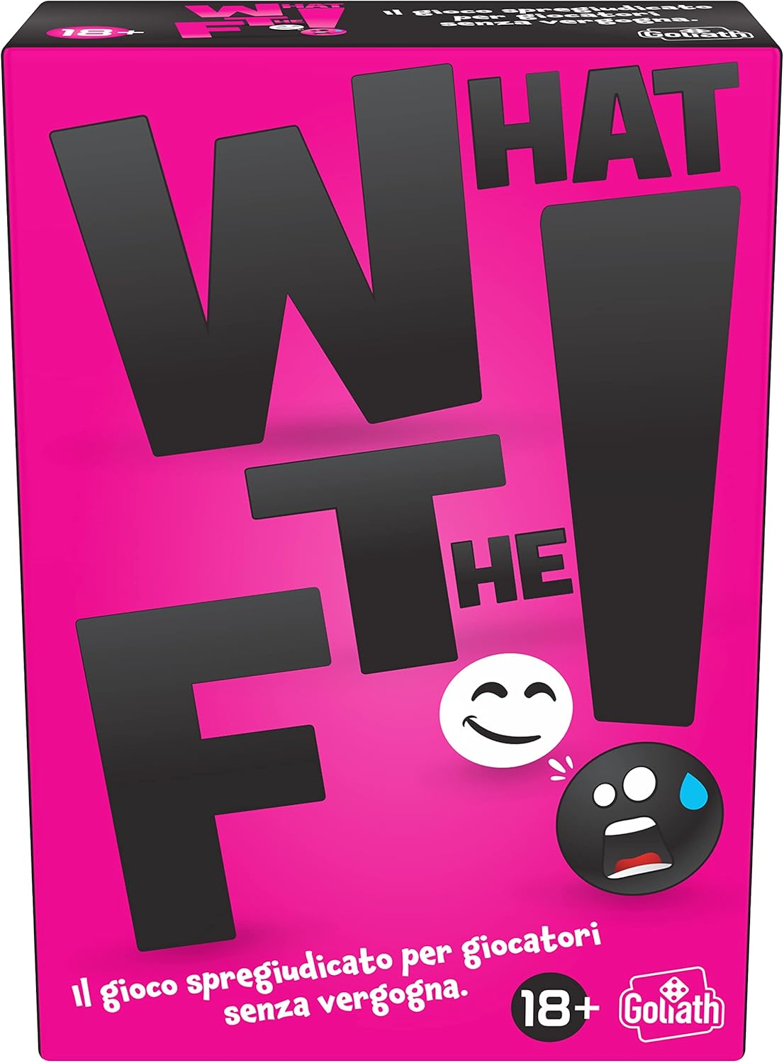 GOLIATH WTF- What The F***, Card Games Ages 18 Years, Party Game, Fun Game