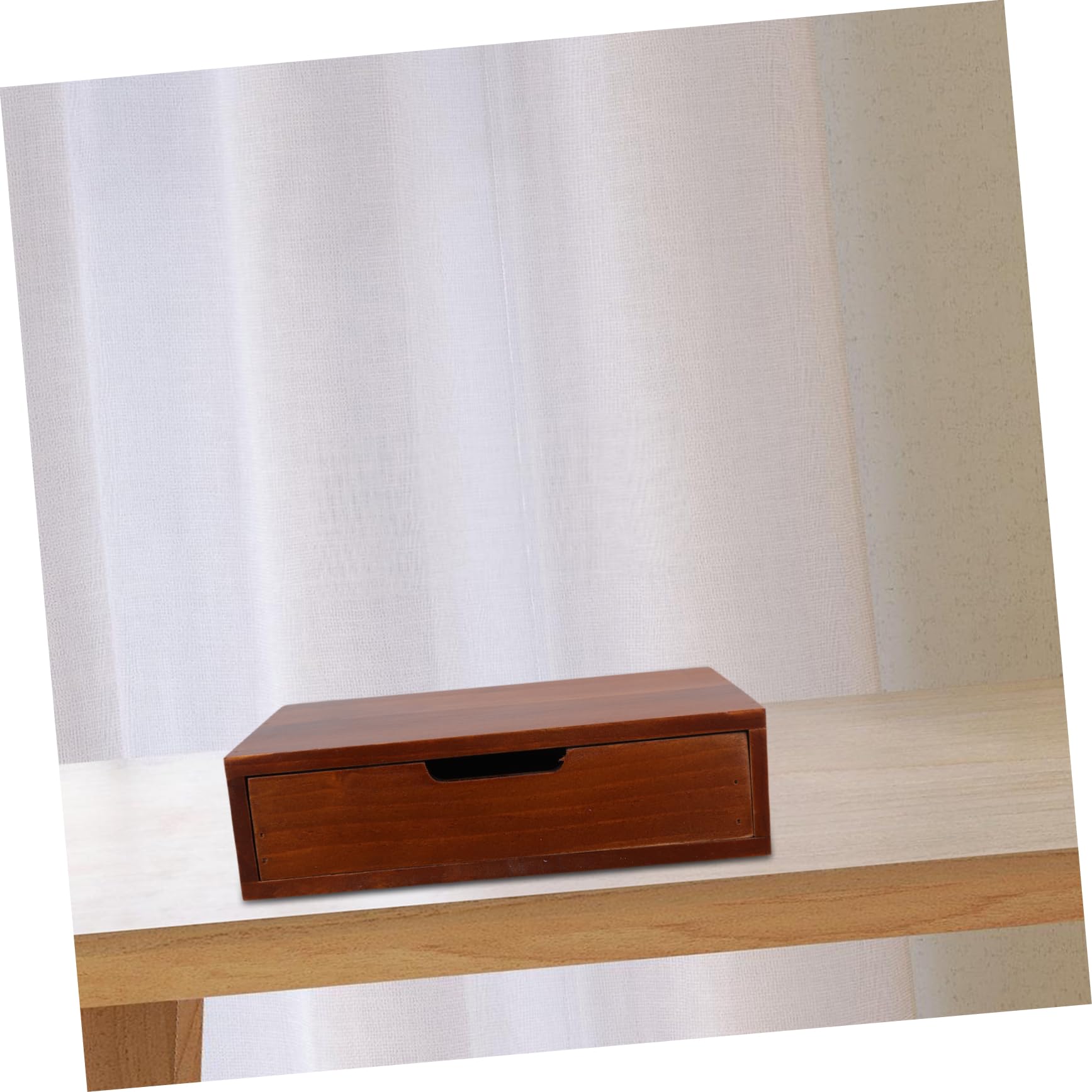 Angoily Holz-aufbewahrungsbox für Schreibtisch Organizer für Küche Schlafzimmer Büroeinrichtung Vielseitige Aufbewahrungslösung Robuste Konstruktion
