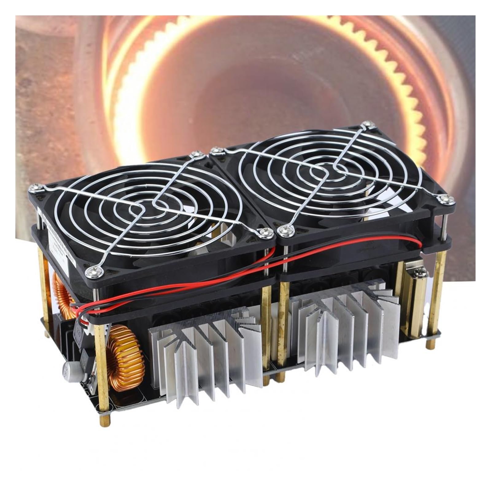 Nagrzewnica indukcyjna, Praktyczna płytka PCB do ogrzewania Czarna płytka grzewcza 1800 W Nagrzewnica indukcyjna ZVS Dobre odprowadzanie ciepła