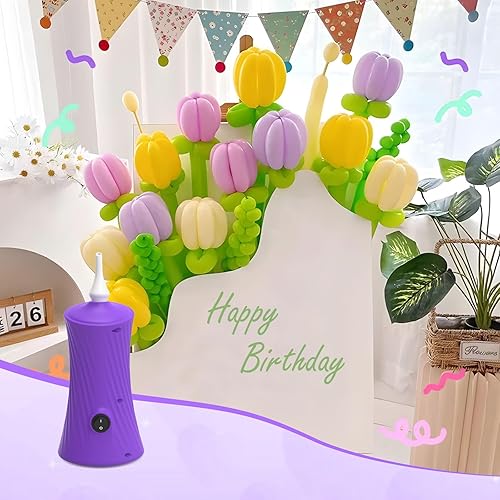 Miniatura 5 de 206 Balloon Pump Electric Air Pump for Long Balloon Inflator Blower for Foil Twisty Animal Balloons for Birthday Party Celebration Balloons