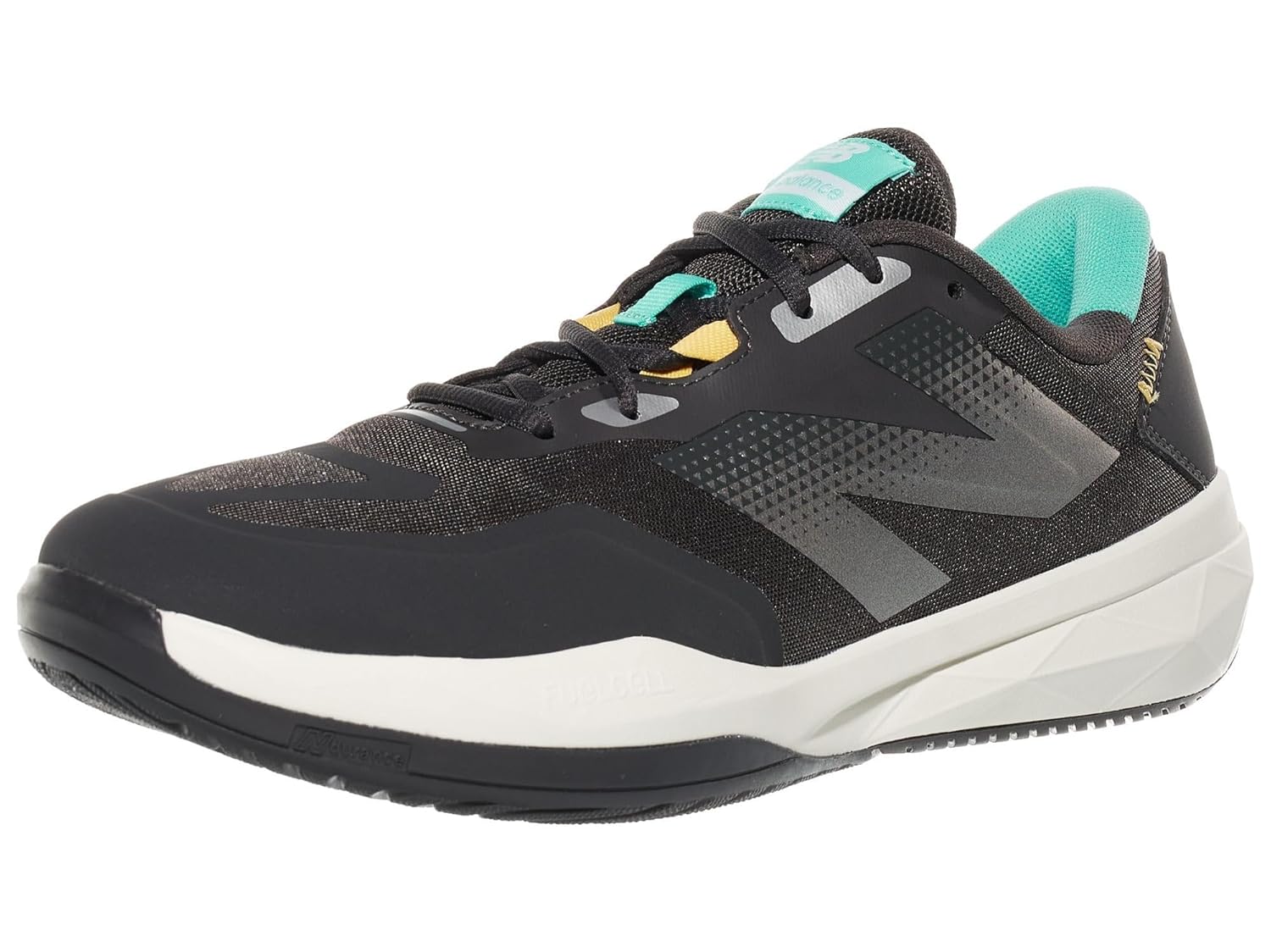 New Balance Mens FuelCell 796 V4 Tennis Shoe Black Cement Cyber Jade Clementine 7 5 M