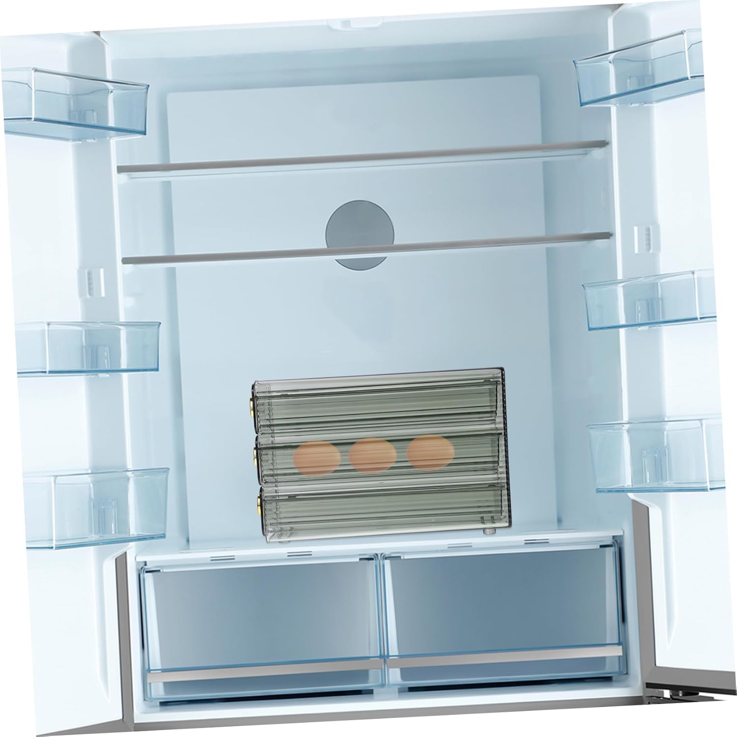 Household Refrigerator Dispenser Food-grade Holder Capacity Transparent Design for Easy Monitoring for Kitchen and Camping Storage