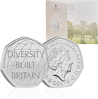 Royal Mint Celebrating British Diversity 2020 UK 50p Brilliant Uncirculated Coin