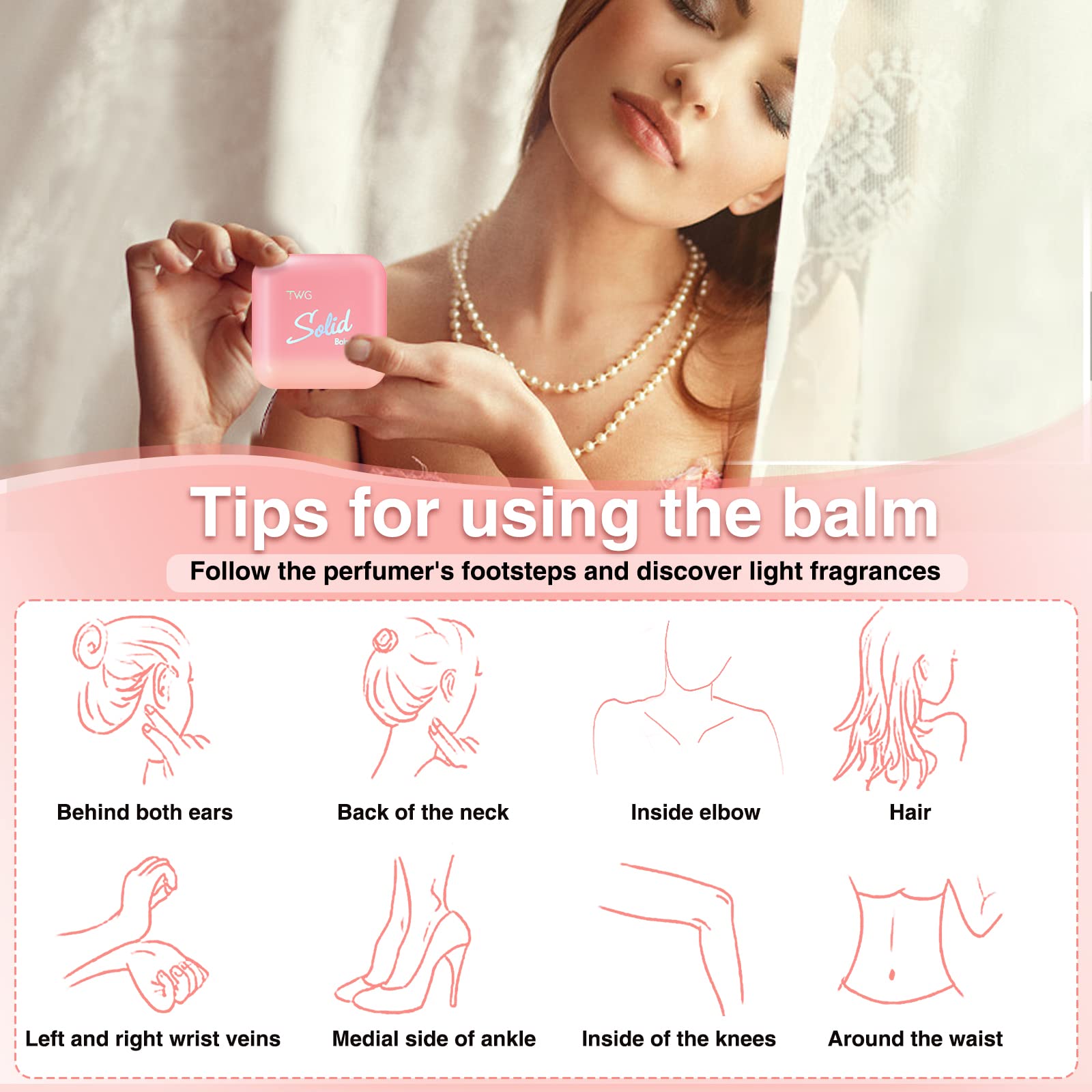 Portable Pocket Balm Perfume 6 pcs Pocket Solid Perfume Feromone Solid Perfume Set Solid Perfume Balm Sets Solid Perfume Pheromone For Women To Attract Men Perfume Set 3 Diverse Fragranze