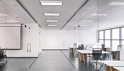 Miniatura 9 de Paquete de 4 luces LED de 2 x 4 pies, eSenLite, 60 W, 6300 lúmenes, 3000-5000 K ajustable, 0-10 V regulable, control remoto, 24 x 48 pulgadas, luz