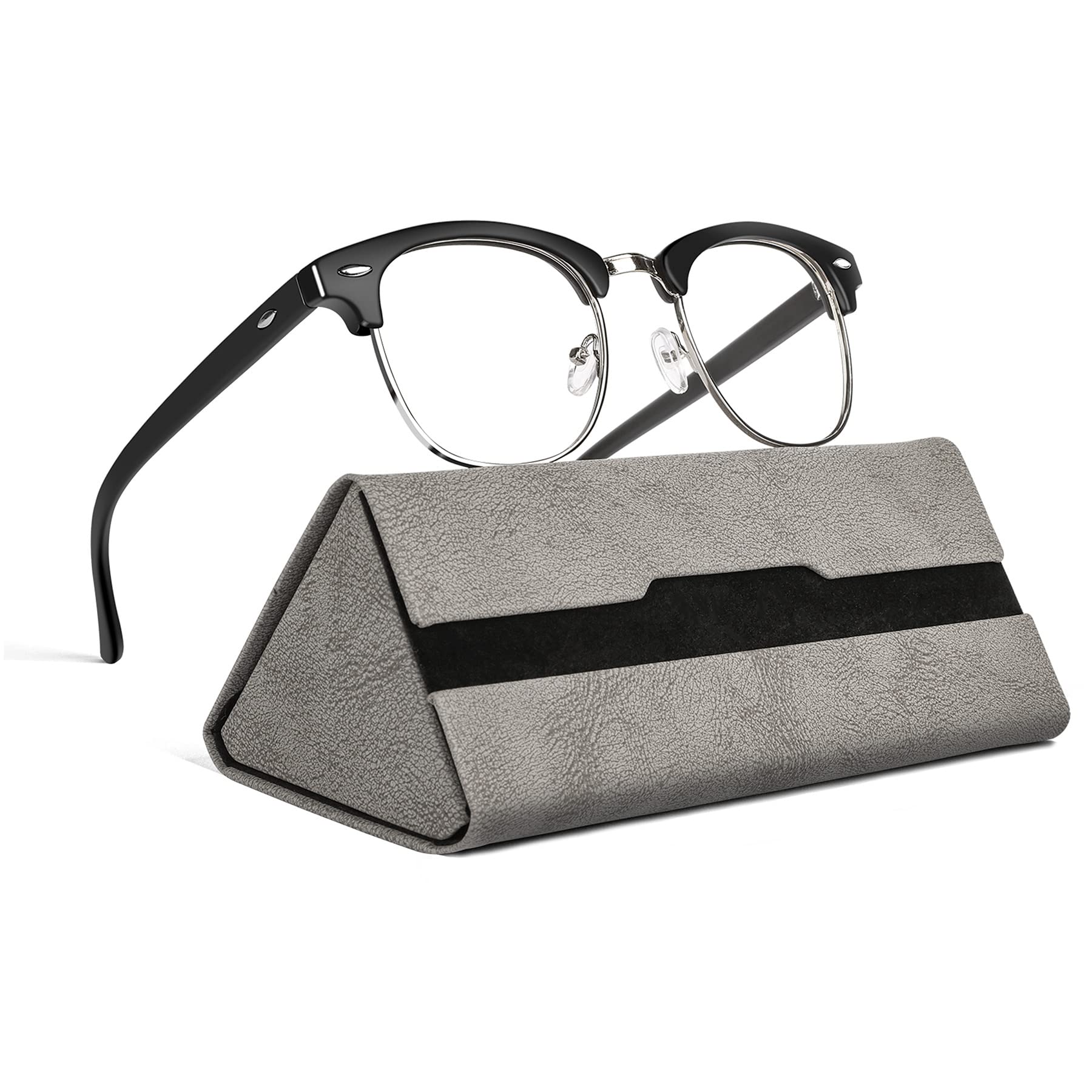 Blue Light Glasses Lightweight, Computer Reading/Gaming/Phones/TV Glasses, Anti Eyestrain Glasses