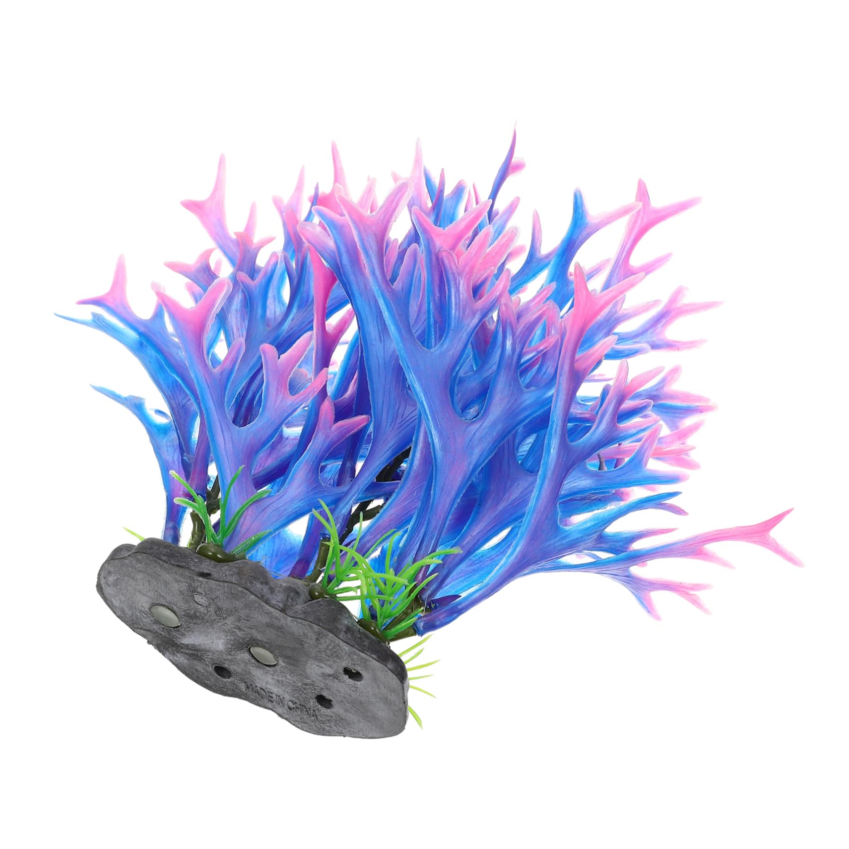 COLLBATH Fish Tank Artificial Coral Plants Simulation Coral Decor for Aquariums for Fish Hiding and Play Enhances Aquatic Landscape Compact and Easy to Install