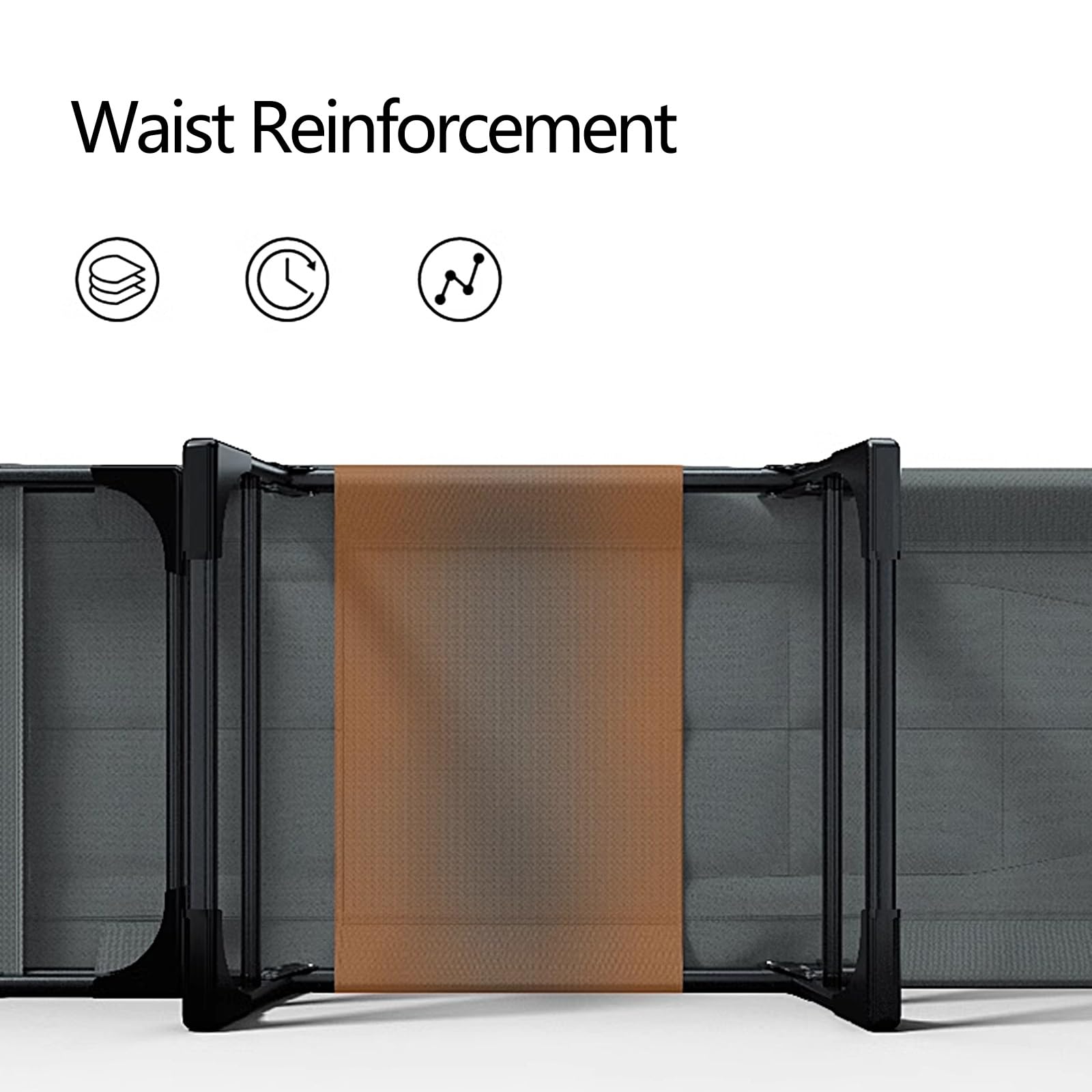 Lit d'appoint pliable avec matelas réglable 6 positions dossier 8 pieds support pour maison/bureau/sieste/camping/voyage aucune installation nécessaire (couleur : D taille : 190 x 65 x 30 cm)